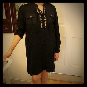 NEW- Casual  Embroidered Dress